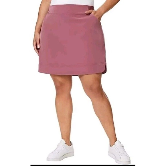 32 Degrees Womens XXL Skirt Skort Pink, Cool Scarlet Oak Golf Tennis XXLarge NWT - Picture 3 of 3